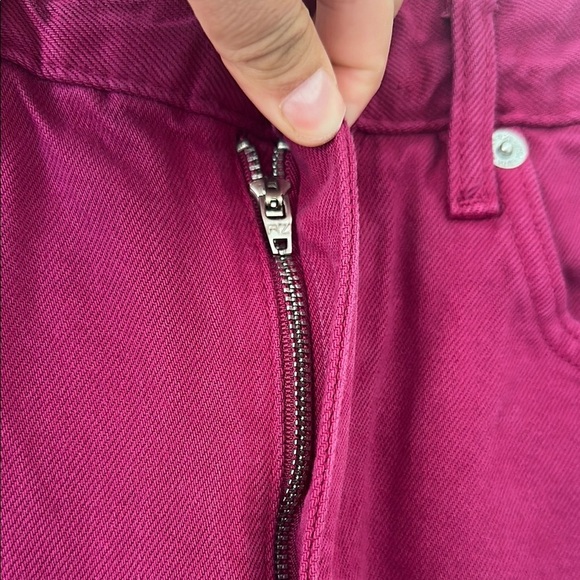 Zara Fuchsia High-Waisted Pants - Picture 5 of 10